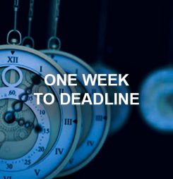 One Week to Deadline