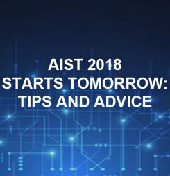 AIST 2018 starts tomorrow: tips and advice